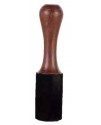 銅磬 頌缽皮棒 檀木敲棒 敲擊皮棒 18CM 中號
